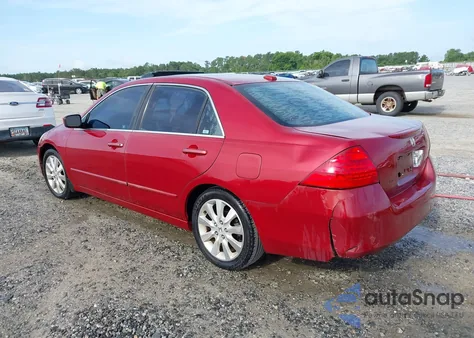 2007 Honda Accord 3.0 Ex из США, поврежденный, VIN 1HGCM668X7A066255